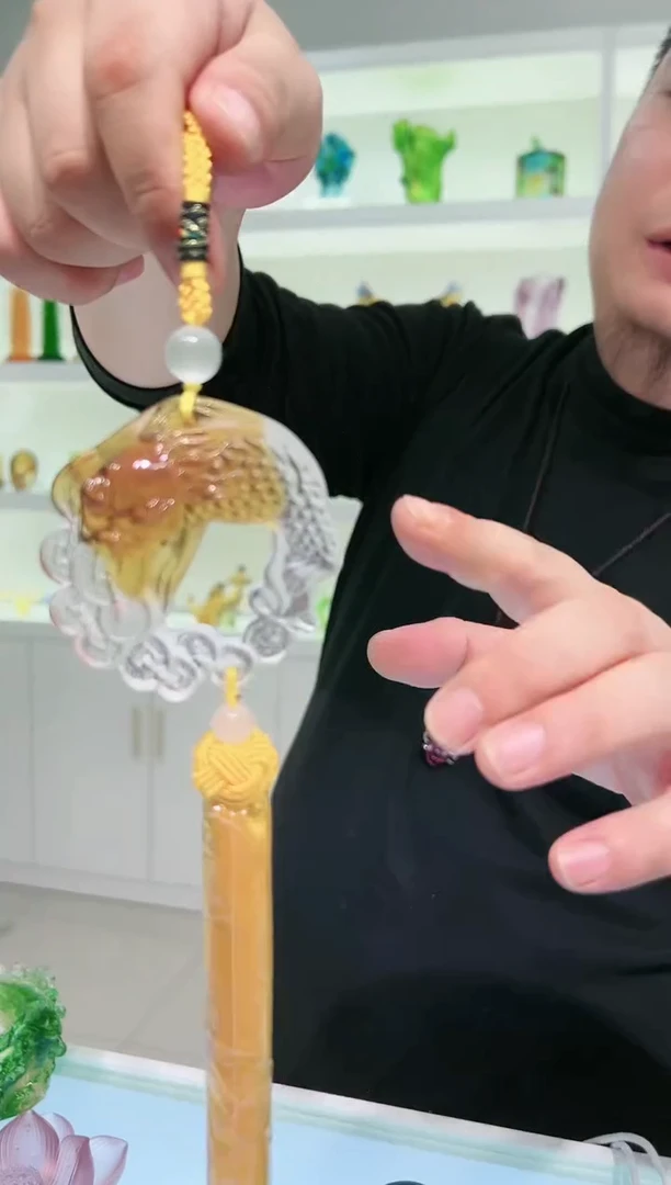 【闪购商品】茶宠古法琉璃车挂