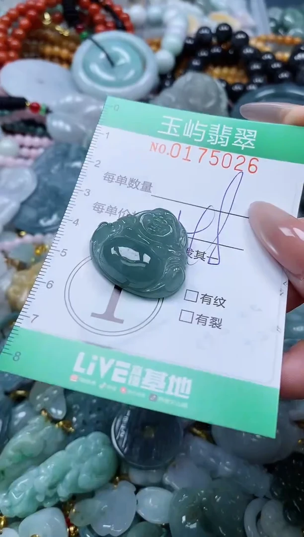 翡翠未镶嵌颈饰闪购0175026