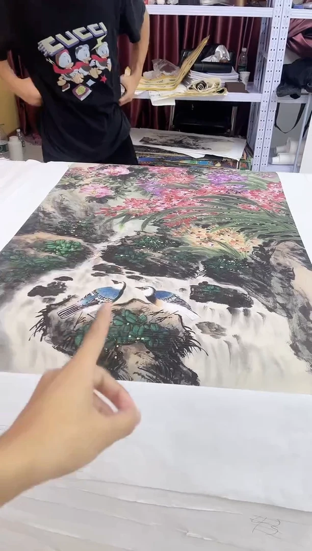 国画九霄甄选国画作品zhb08
