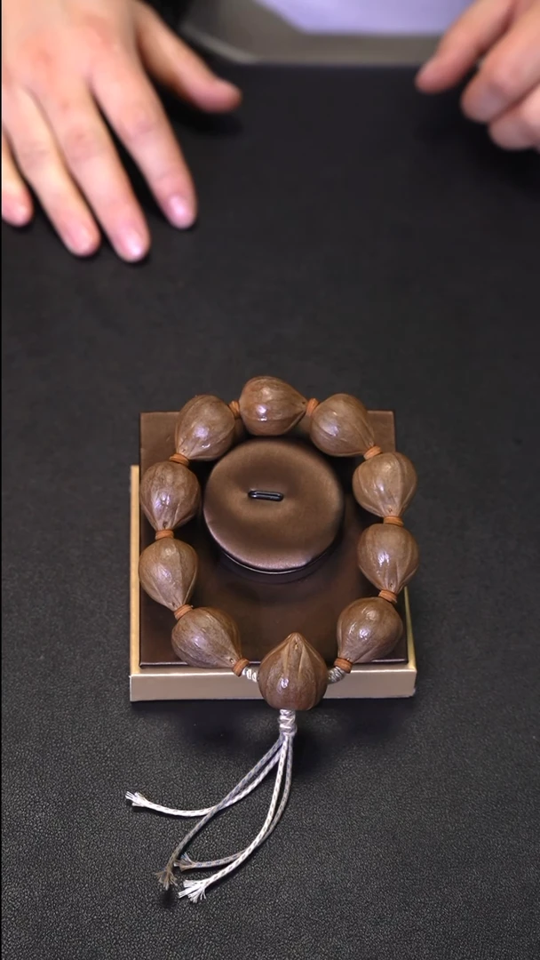 手串/手链橄榄核.......2.4正四花老树紫皮