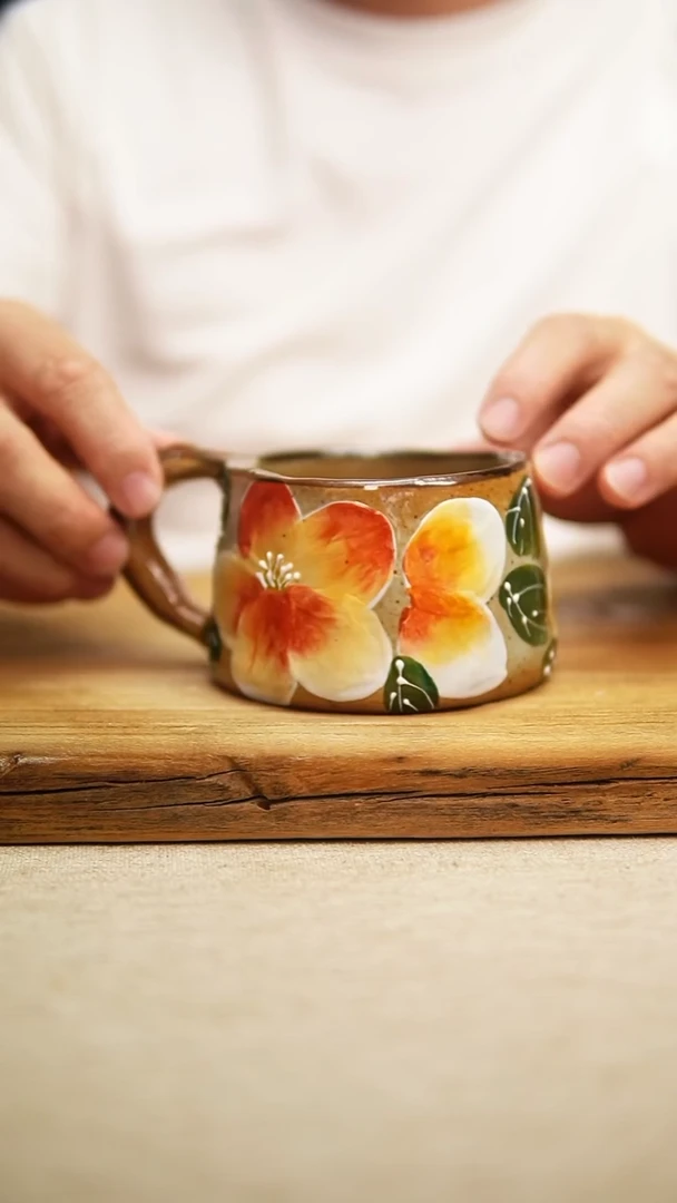 @@陶园瓷舍@@纯手工手绘@高温釉下彩