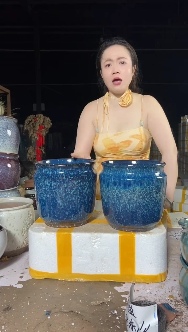 宜兴紫砂花盆盆20*20