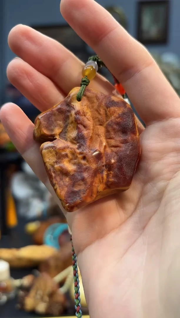 手串琥珀未镶嵌吊坠