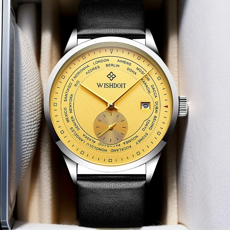 WISHDOIT男士商务机械腕表潮流男款