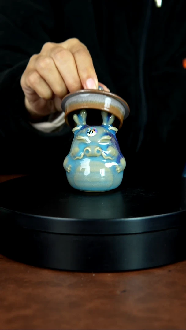 951号/禹州神垕特产】原矿原产地钧瓷茶具