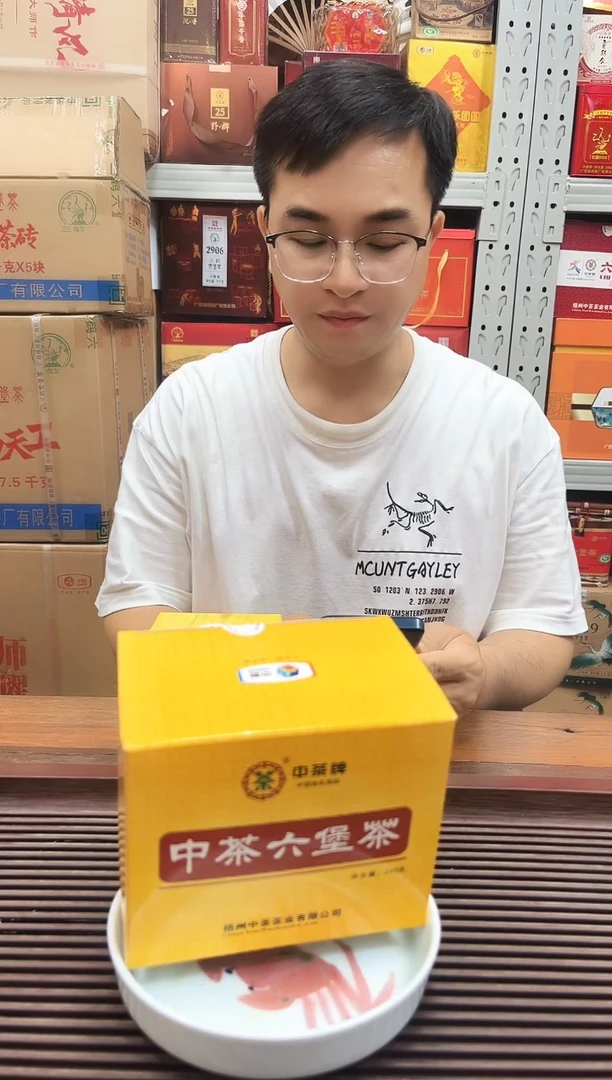 红树林专属福利【 经典横版黄盒】2010陈化250克