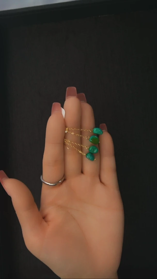 【闪购商品】绿松石耳环银S925镶嵌发货一件