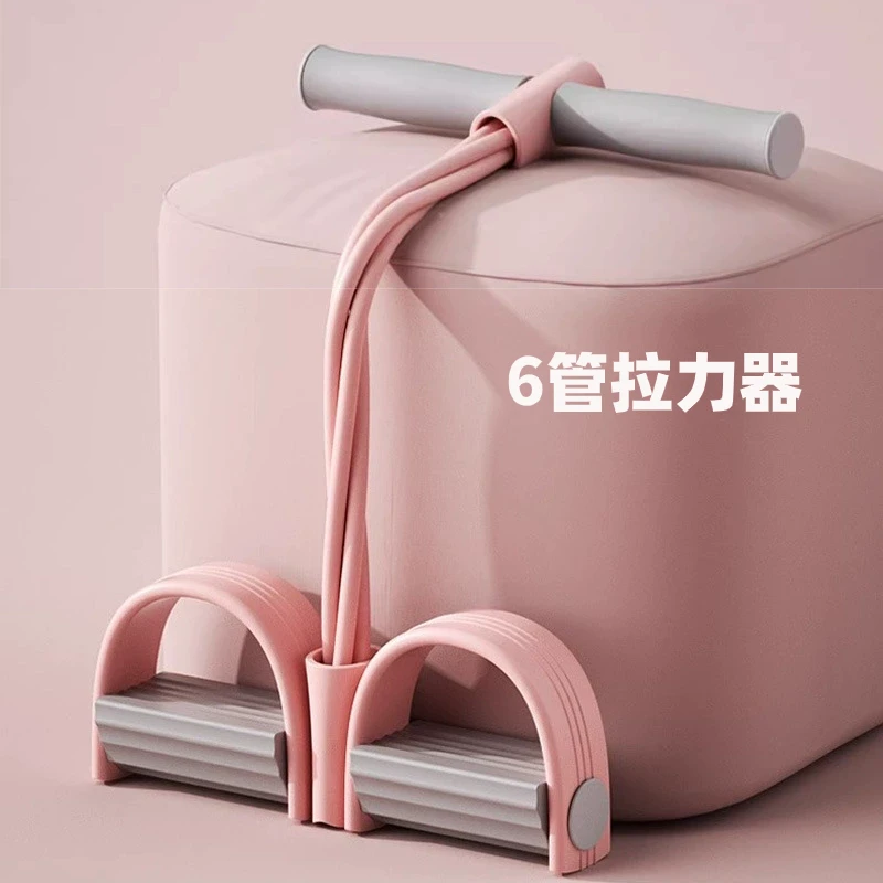 脚蹬拉力器仰卧起坐辅助器减肚瘦腰健身运动器材拉力绳