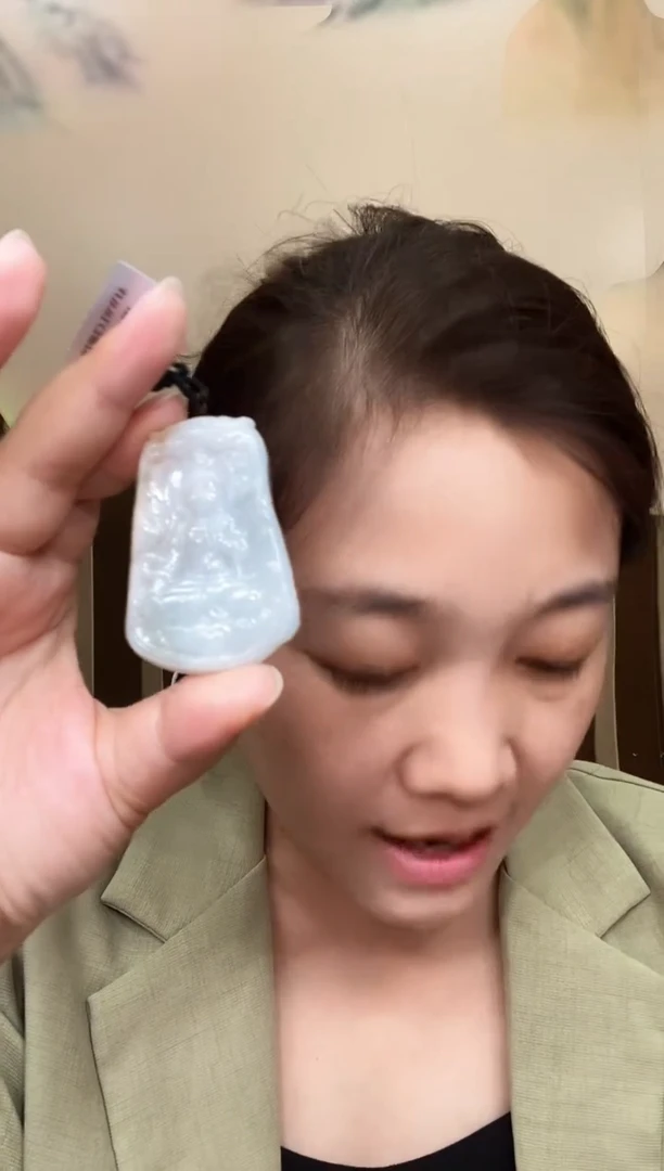 翡翠未镶嵌颈饰LL翡翠吊坠6-01