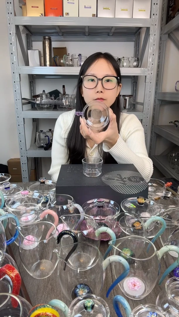 禾器 奉珠茶漏浅紫色孤品