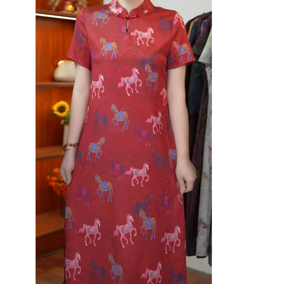 15-夏季大码裙子 万马奔腾