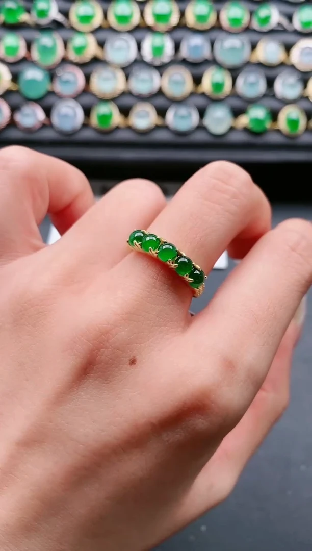 【闪购商品】翡翠戒指银S925镶嵌11111