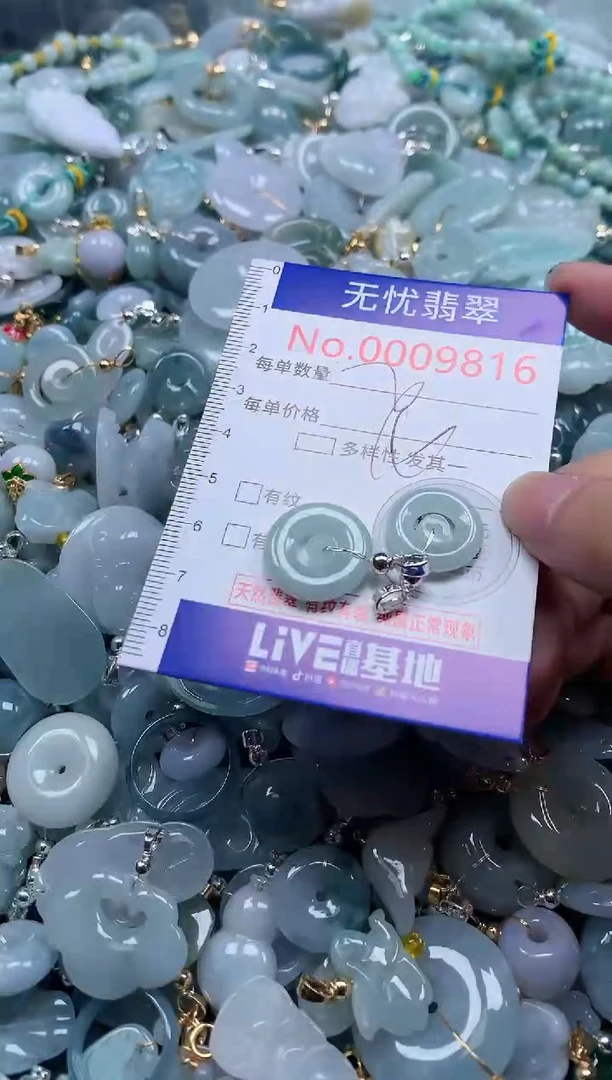 翡翠未镶嵌吊坠(不含链)9816