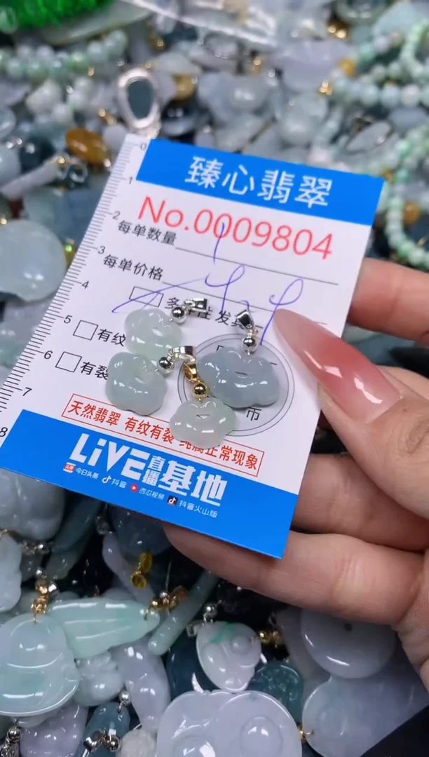 【闪购商品】翡翠颈饰未镶嵌含绳0009804