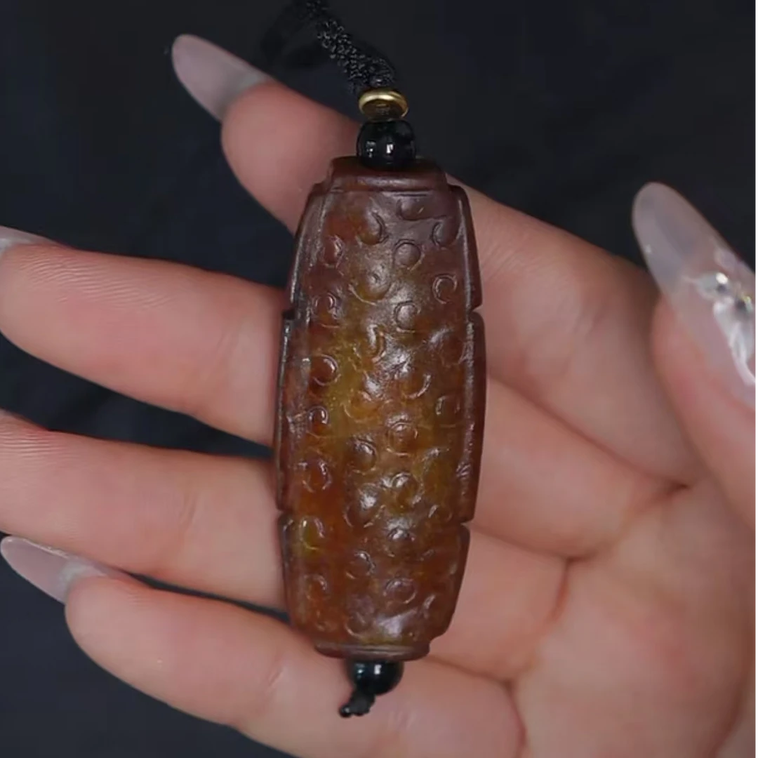 明代和田玉勒子