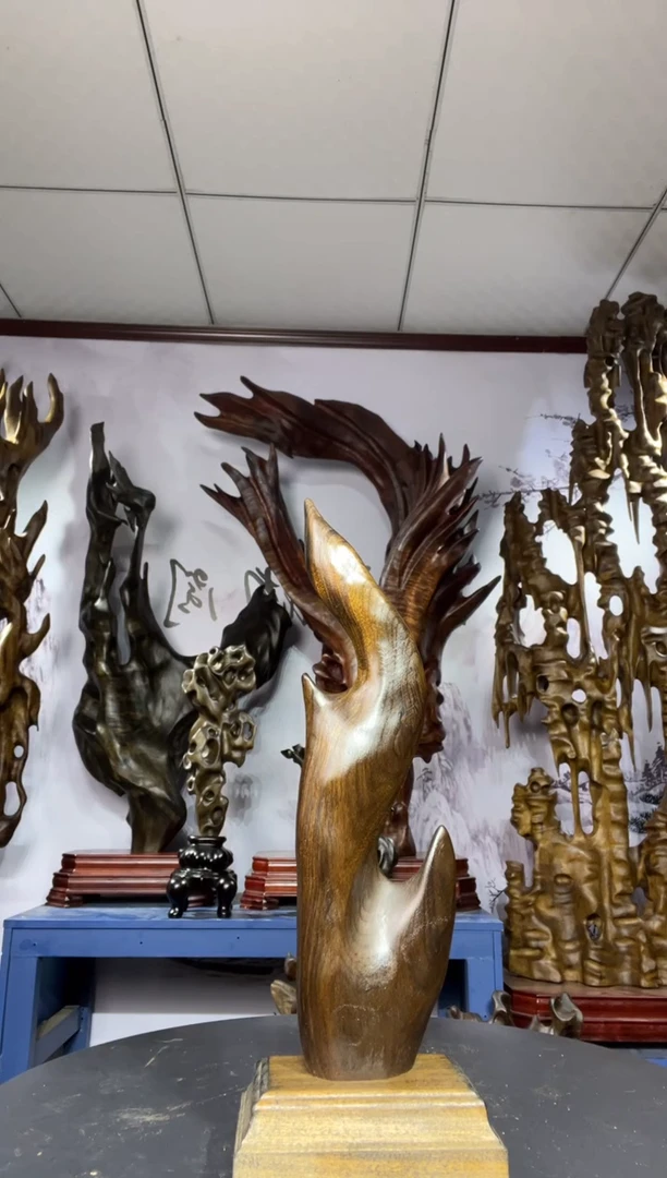 金丝楠木雕款用****6金丝楠木工艺品摆件