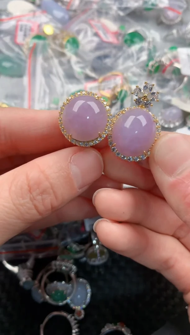 银S925镶嵌戒指翡翠111   5