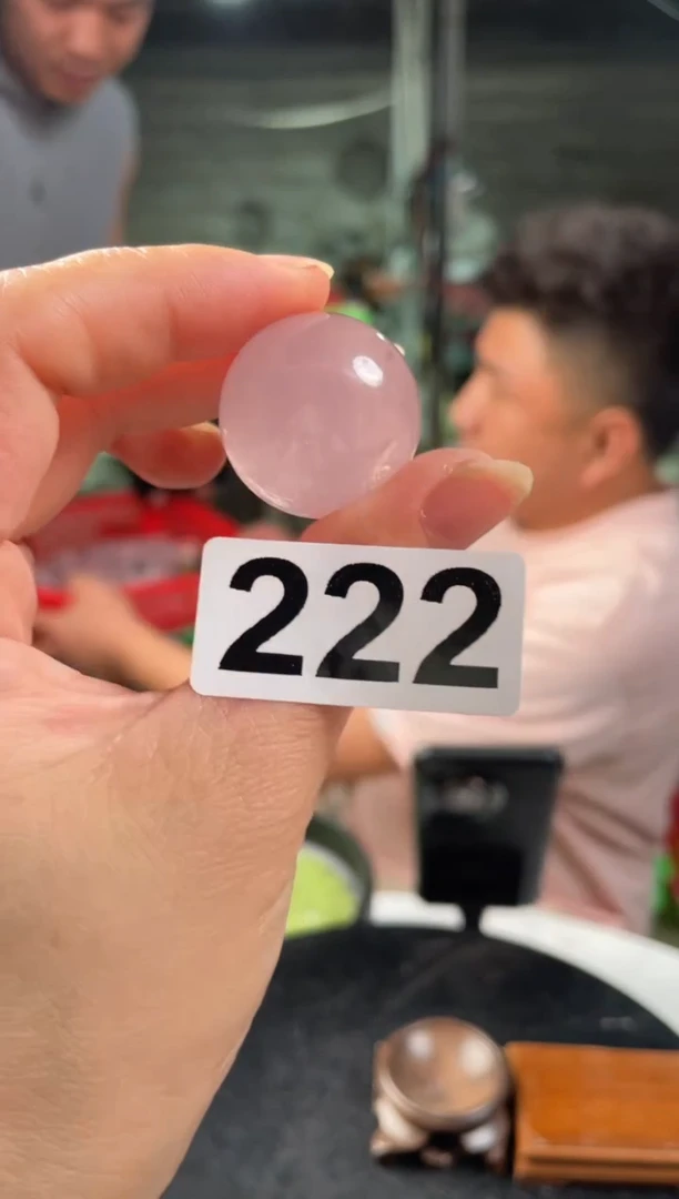 未镶嵌水晶大型摆件（非配饰）粉水晶球多样性发其一 222