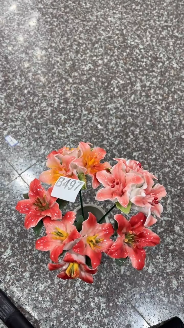 【闪购商品】陶瓷陶瓷花-B497