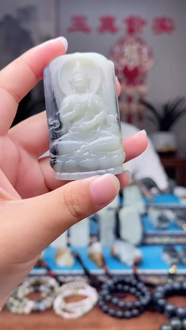 和田玉未镶嵌挂件1