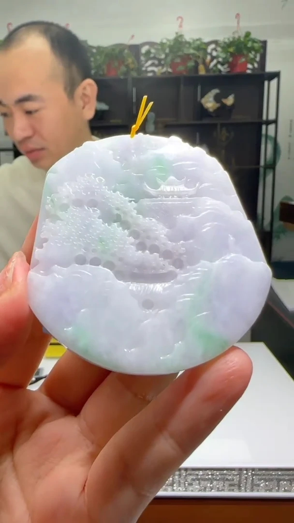 【闪购商品】翡翠颈饰未镶嵌天然翡翠A货吊坠