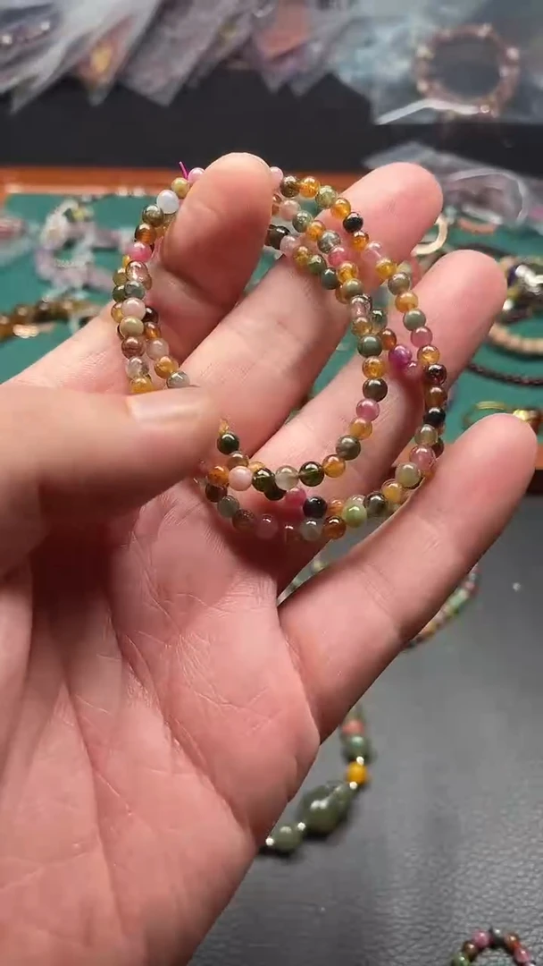 手链未镶嵌碧玺多样性发货拍一发一