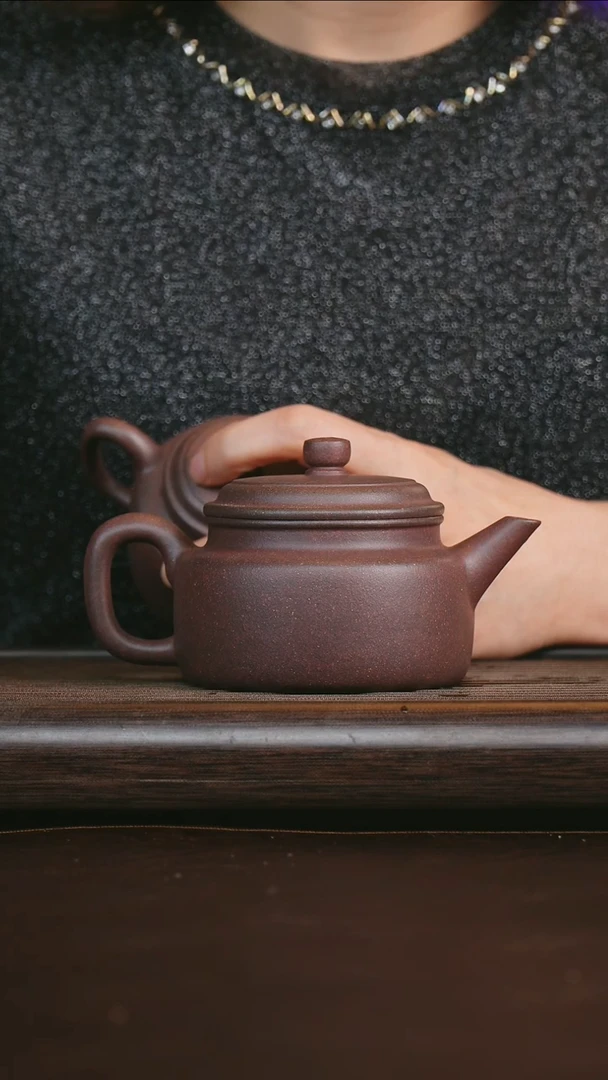 茶壶紫砂茶壶紫砂艺品紫砂 精选底槽清 剑流德钟240cc