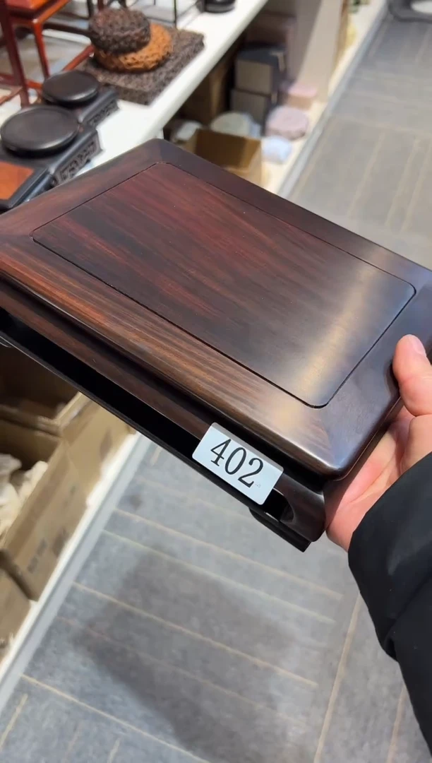 【闪购商品】红酸枝木类端景台工艺品底座