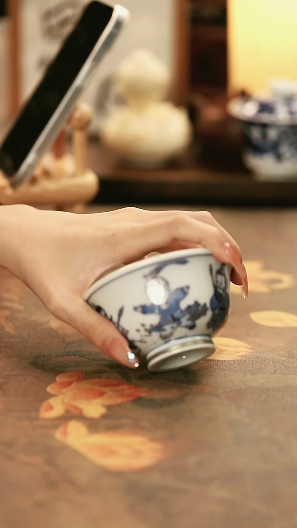 陶瓷手工手绘茶器-48