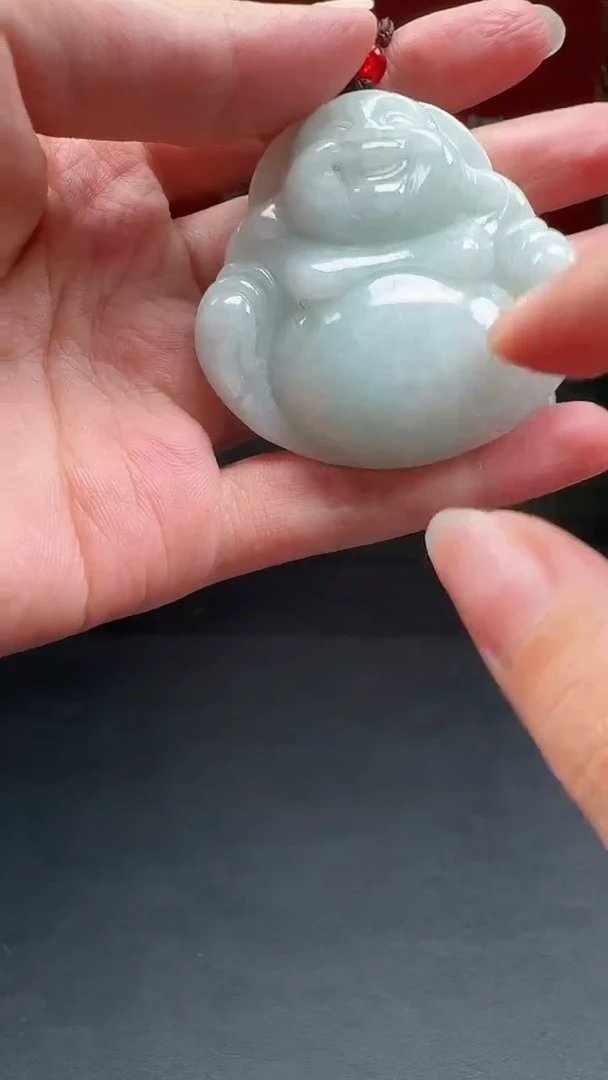 翡翠未镶嵌颈饰8648/63佛公