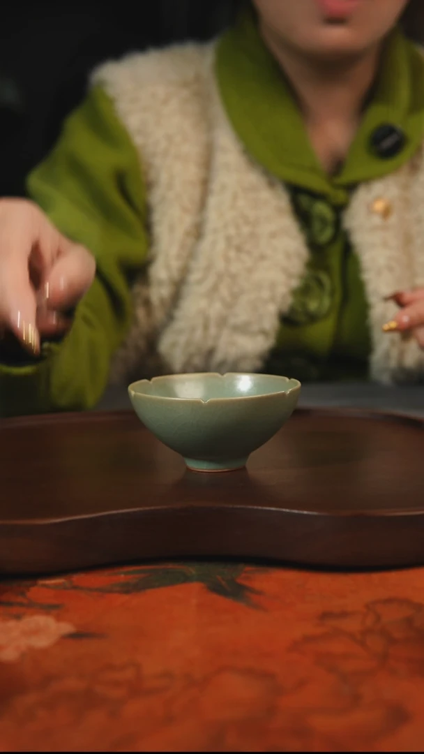 杯子瓷汝州原产地原矿仿古老釉q