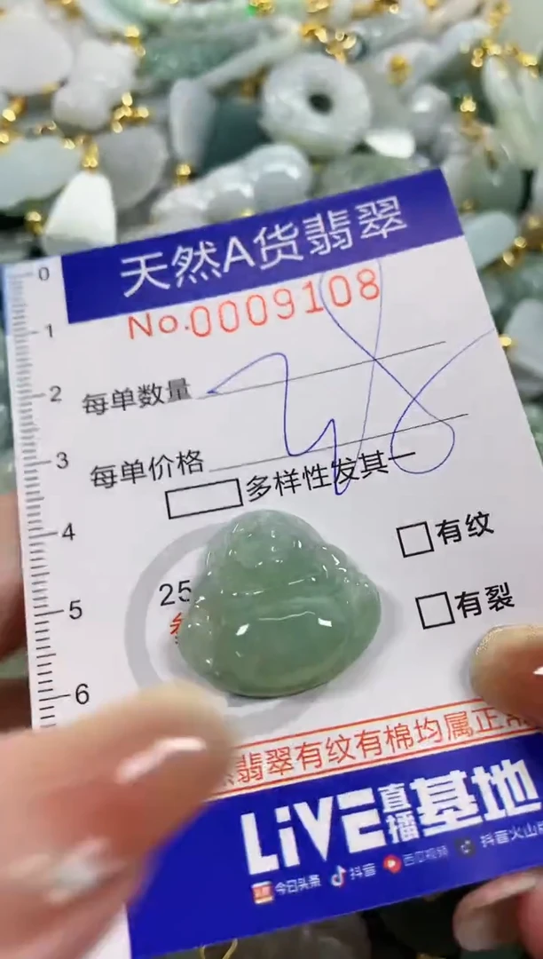 颈饰未镶嵌翡翠天然A货翡翠