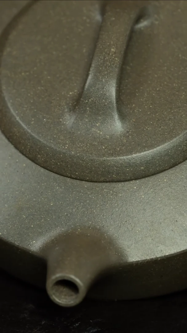 【闪购商品】紫砂茶壶扁石青段现货