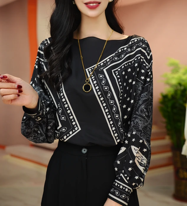 【琳雁原创】2025春季新款时尚百搭气质显瘦衬衫小众设计感CS25003