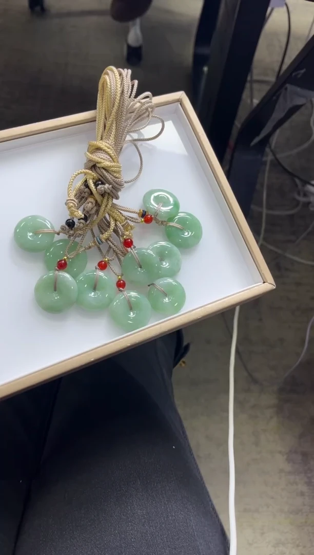 颈饰未镶嵌翡翠T203/多样性发一件/配绳子