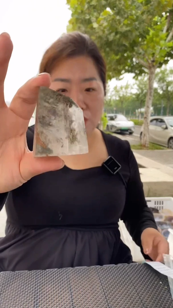 未镶嵌珠宝半成品水晶幽灵随形D260