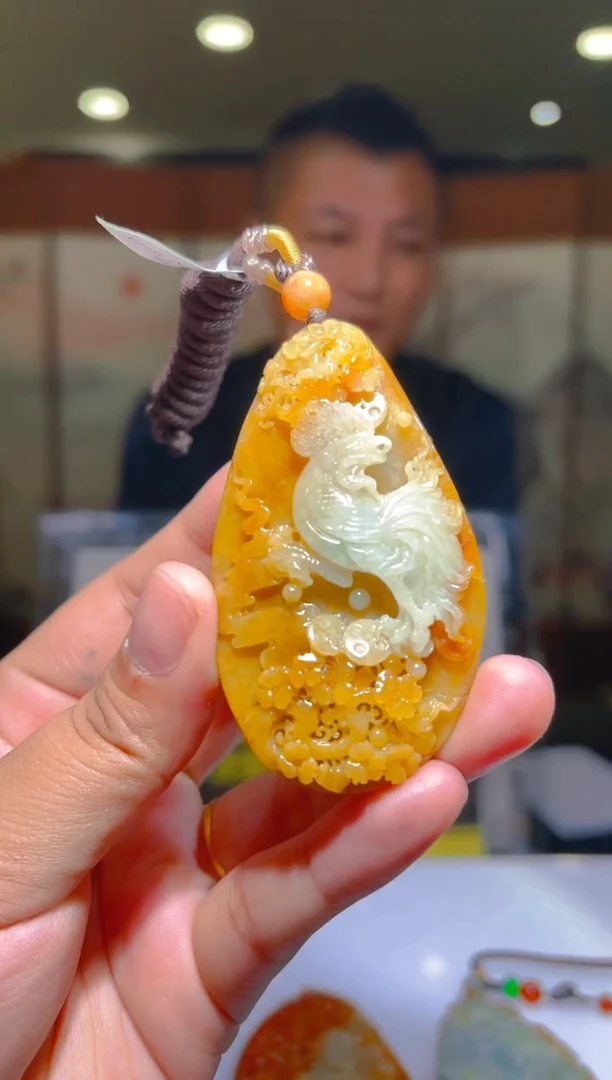 未镶嵌定制翡翠03/1105/L/发其一件/鸡