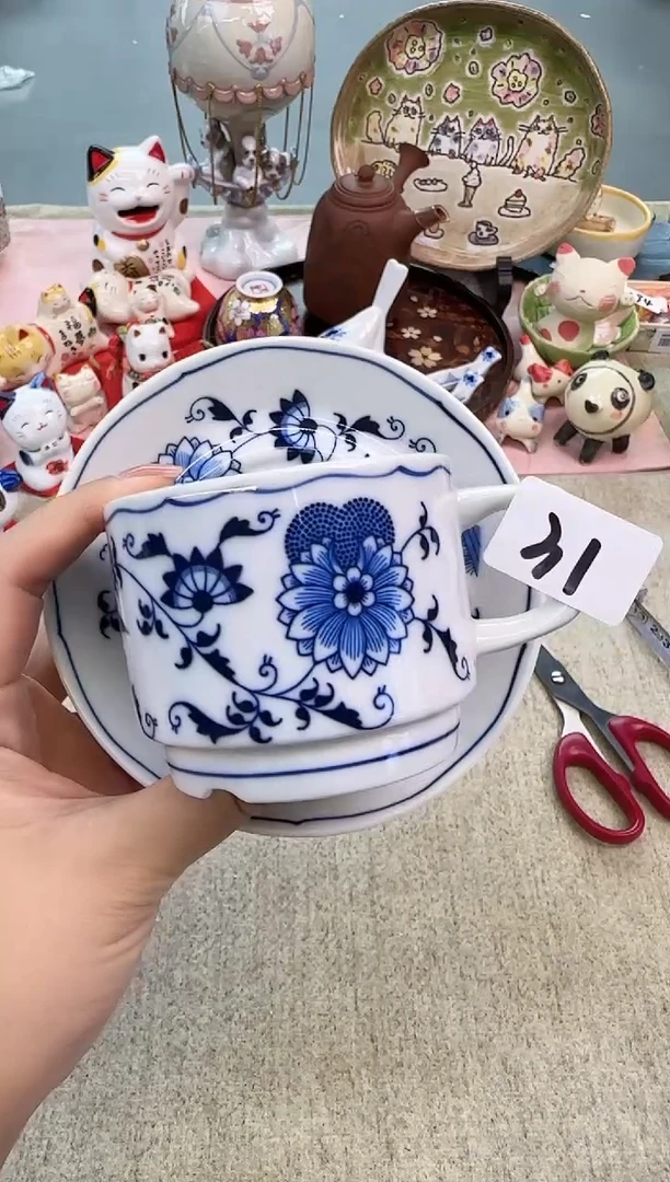 瓷片辰辰的瓷器好看到爆
