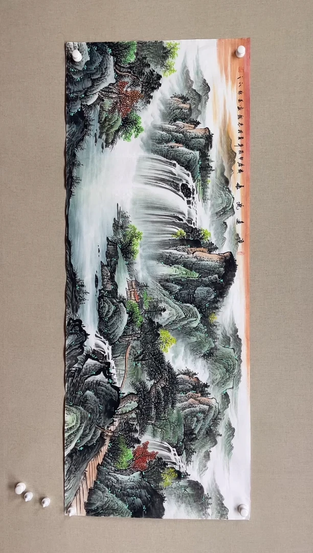 国画180*68 杨志龙杨志龙杨志龙杨志龙