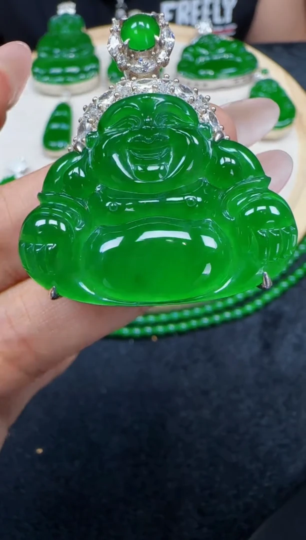 未镶嵌定制翡翠翡翠吊坠246