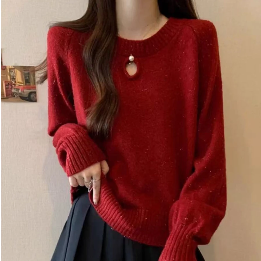 7007心机小珍珠毛衣