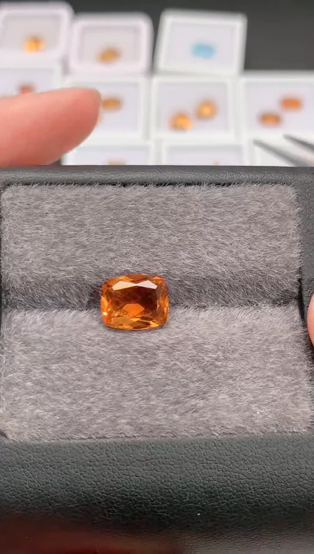 黄晶珠宝半成品未镶嵌2.80-83天然黄水晶