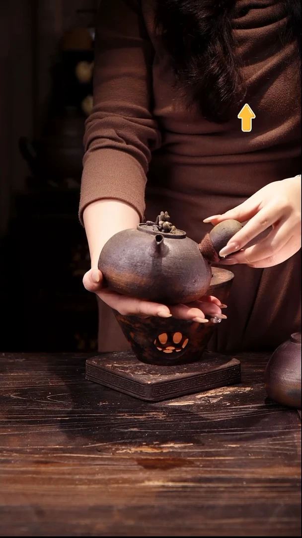 纯手工柴烧伏地龙侧把