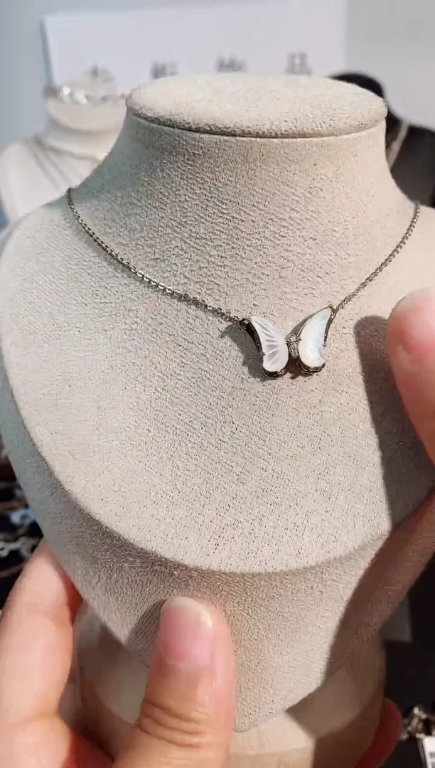 铜合金无925银项链7193