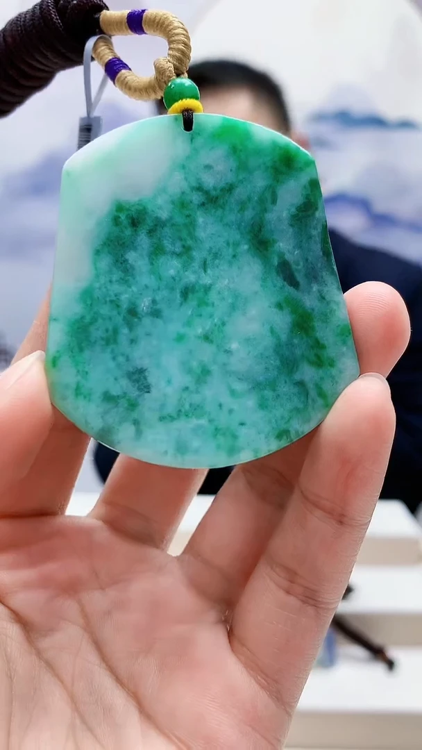 未镶嵌定制翡翠5174lr-毛货挂件10