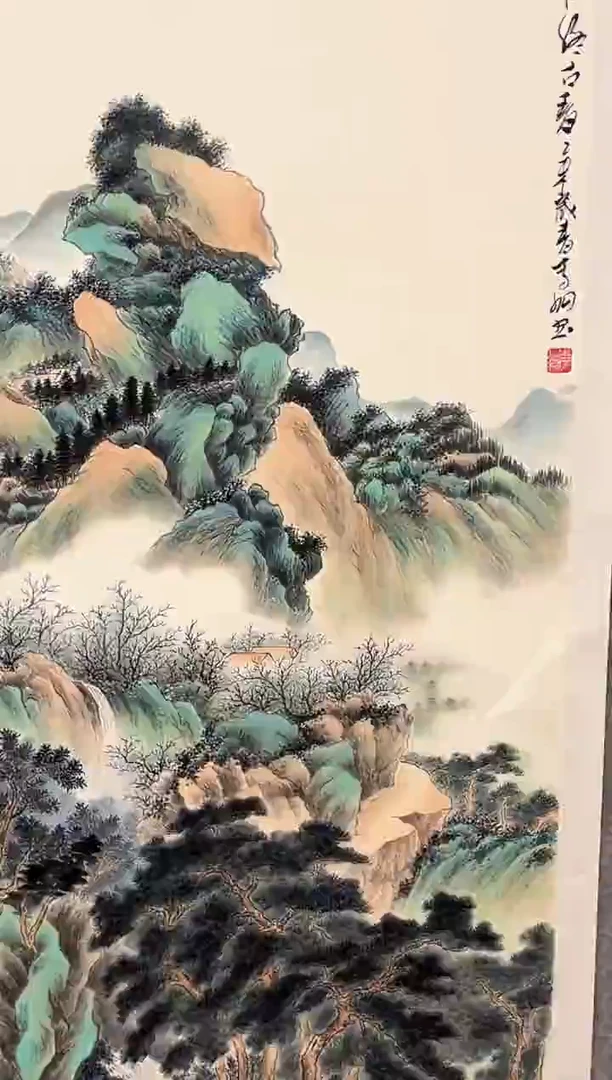 国画李纲-8平尺-国画作品-金