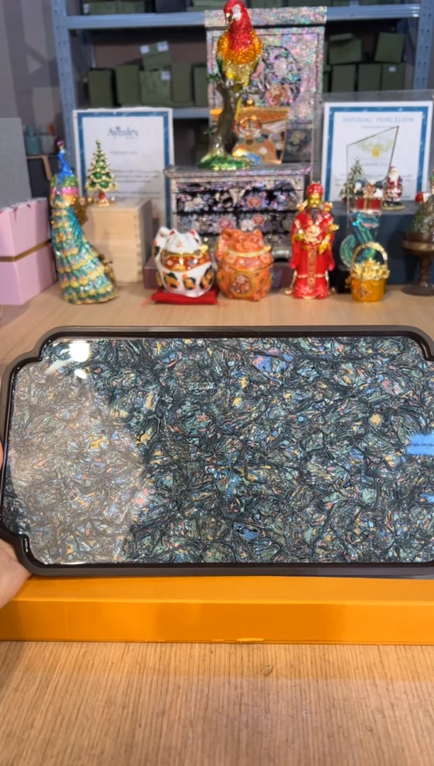 【闪购商品】杯142螺钿干泡台（蓝）