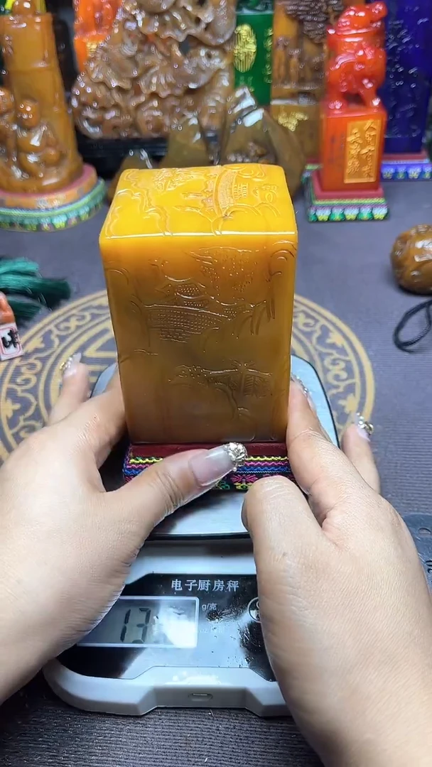 寿山石印石纯天然石料
