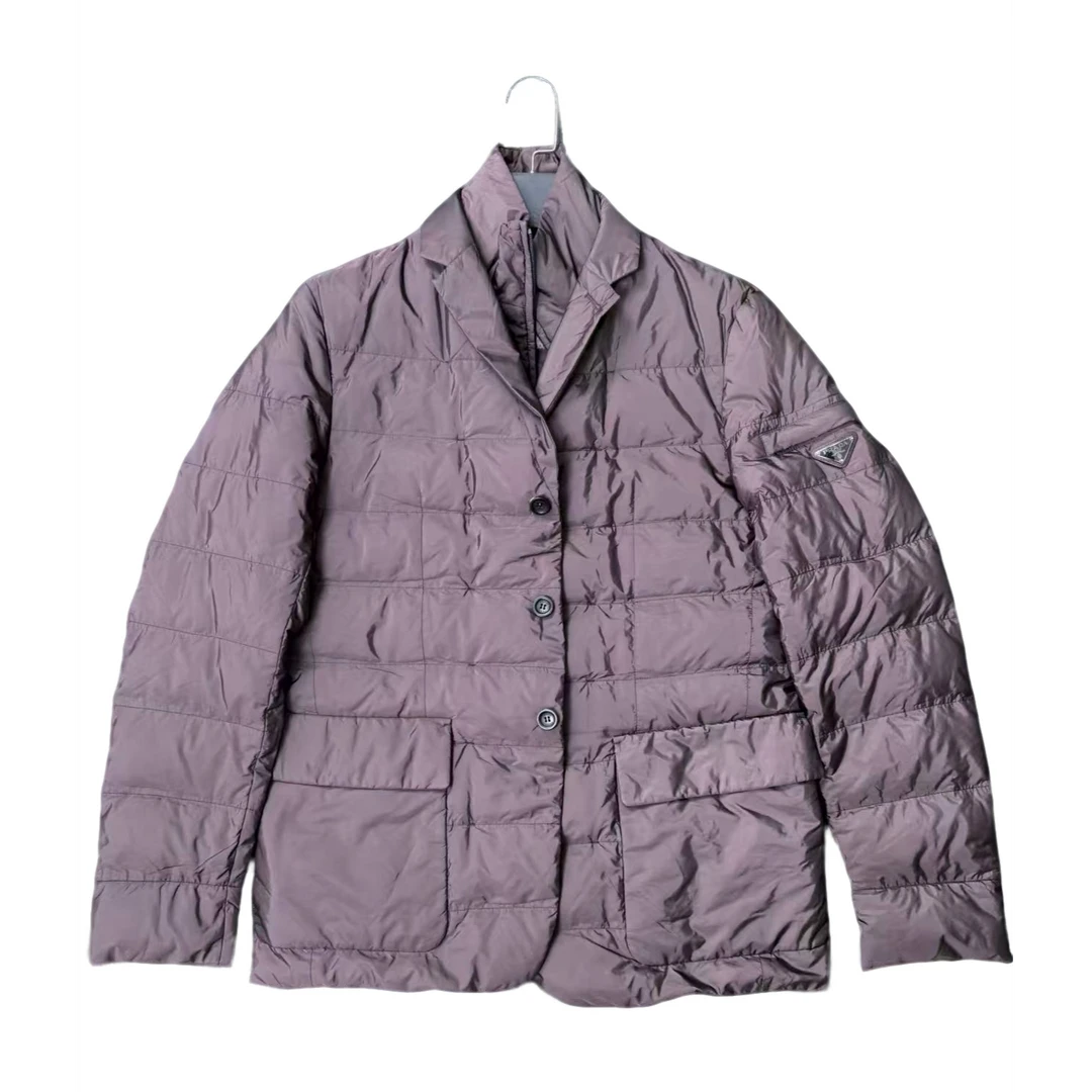 99新 Prada/普拉达 Prada三角钢标羽绒服/48码/99新