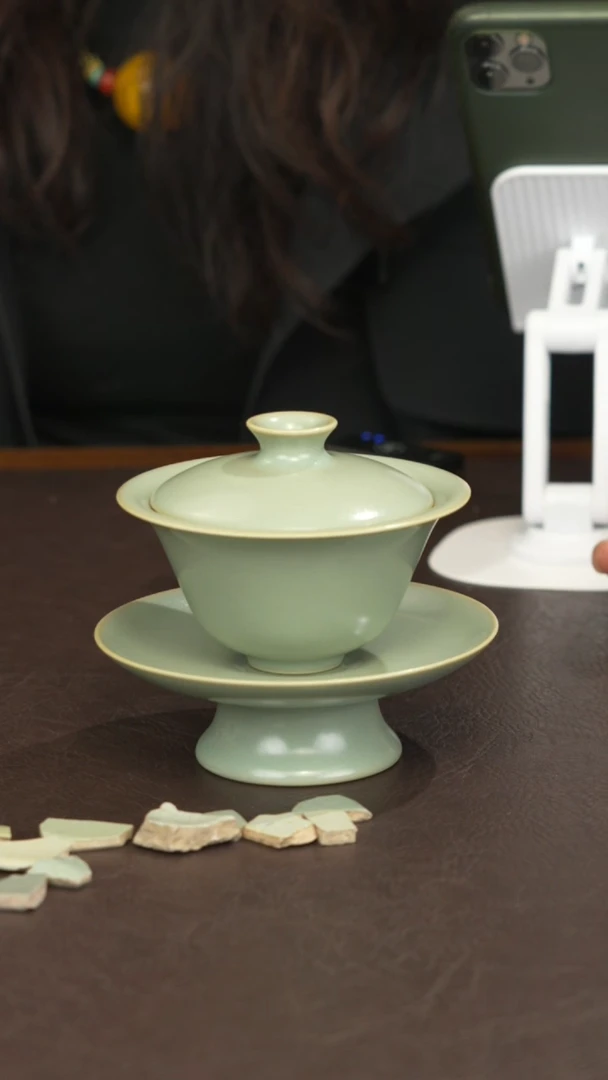 陶宣宝汝瓷原矿原釉手工作品
